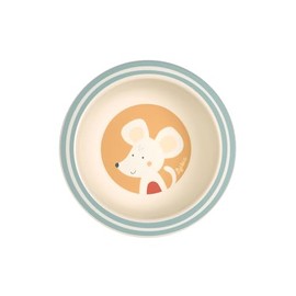 Sigikid Bowl Mouse rPET "4 Friends" Yellow, One Size