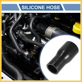 REPAIROCK 1 Pcs 38-51mm 1.50"-2.01" ID 127mm 5.00" Length 0 Degree Black Car Silicone Hose Coolant Hose Universal Auto Replacement Parts