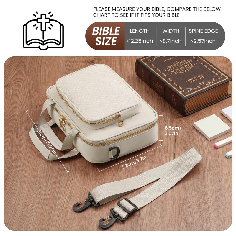 Bible Covers for Women-Beige