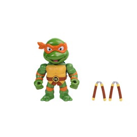 Jada Toys 253283002 Turtles Michelangelo Die Cast Figure 10 cm Collectible Die-Cast Green/Orange
