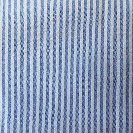 Richlin Fabrics 3 Yard Pack, 58" Seersucker Stripe, 100% Cotton, Royal & White