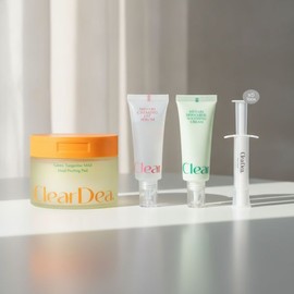 CLEARDEA 4 ampoules + shopping pack oil FREE SET Green tangerine pad + gel serum + soothing cream + mucin ampoule 4108316 NONE / CLEARDEA 앰플 4매 + 쇼핑팩 오일 FREE SET 청귤패드+ 젤 세럼+ 수딩 크림+ 뮤신앰플 4108316 NONE