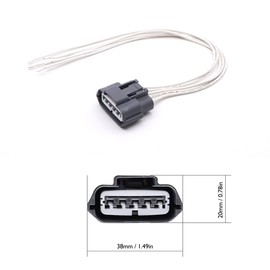 OXCANO 170409EG0B Fuel Pump Harness 5-Way Connector Compatible with Nissan Infiniti Frontier,Nissan Cube 2009 2010 2011 2012 2013 2014,Nissan Versa 2007 2008 2009 2010 2011 2012 Replaces FG0886