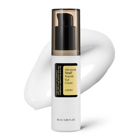 COSRX Snail Peptide Eye Cream with 73.7% Snail Slime and Hyaluronic Acid - Brightening Anti-Ageing Korean Eye Cream Against Fine Lines and Dark Circles, 25 ml, Korean Skincare