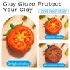 2 x 100ml Air Dry Clay Glaze, Air Dry Clay