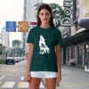 TUPOSU Womens Wolf T-Shirts Alpha Wolf Shirts Wolves Lovers Short