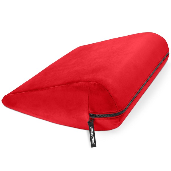 Liberator Jaz Original Sex Positioning Pillow - Microvelvet, Red