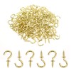 Kukiwhy 200pcs 1/2" Gold Brass Cup Hooks, Modern Decor, Ceiling