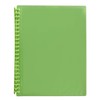 Marbig 2008504 Display Book Refillable A4 Clearview 20 Pockets Lime