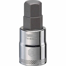 DEWALT 3/8" Drive Hex Bit Socket 1/2" SAE