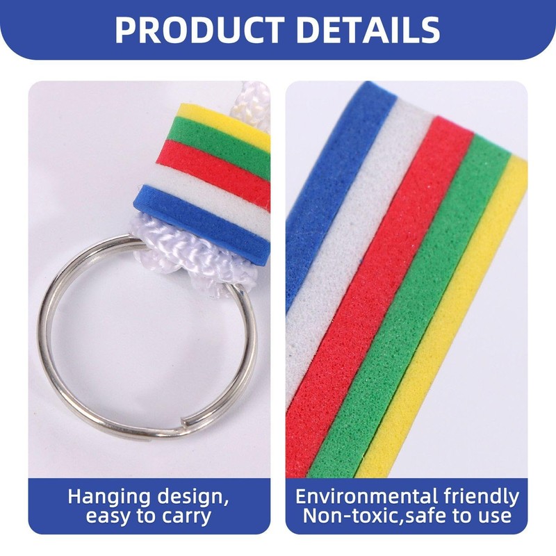 CWPFVQA 3 Pieces Floating Keychains, Creative Keychains, Captain Keychains, Summer