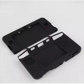 Soft Silicone Cover Case for New 3DS XL LL Rubber Full Body Protective Skin (Black)