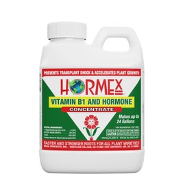 Hormex Rooting Hormone Concentrate with B1 – Root Growth Stimulator for Stronger, Thriving Plants - Prevents Transplant Shock - Hydroponics, Houseplants, Gardens, Trees, Fruits and Vegetables - 4oz
