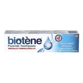 Pasta Dental Biotene Para Boca Seca Con Flúor Menta Fresca