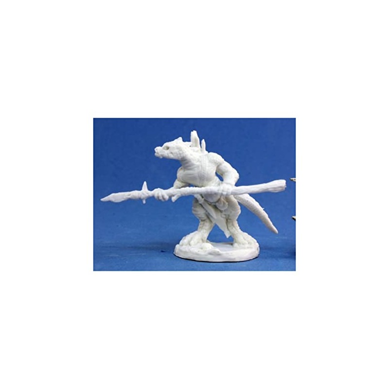 Reaper Lizardman Spearman (1) Miniature