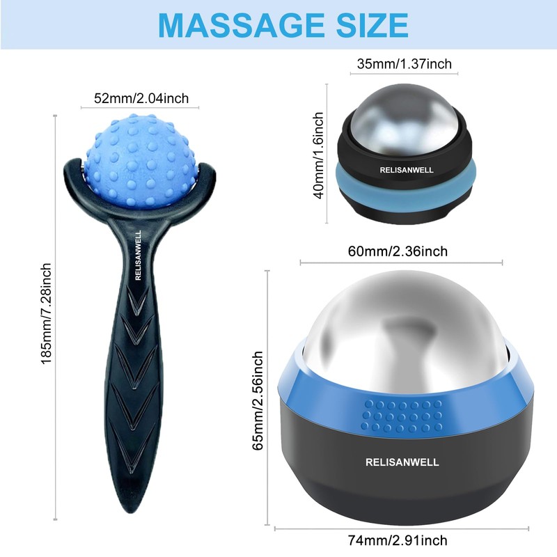 Fitness Cryosphere Cold Massage Roller - Myofascial Muscles Release -