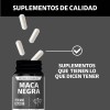 Maca Negra Peruana Orgánica 1000 Capsulas Suplemento Alimenticio Vegano Vitaminas