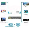 USB C to VGA Adapter, Thunderbolt 3 to VGA Adapter,