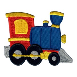 PatchMommy Train Patch, Iron On/Sew On - Appliques For Kids Children