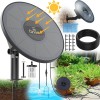 CIRYASR 50ft Solar Drip Irrigation Automatic Watering System 2200mAh Battery