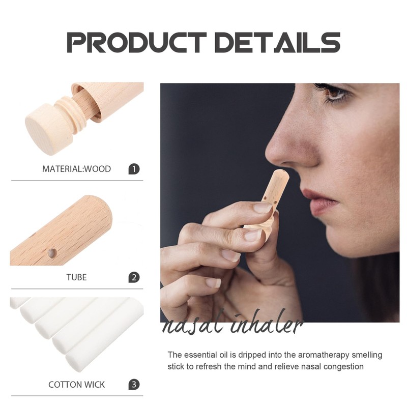 TOVINANNA 5 Sets for Aromatherapy Essential Oil Stick Small Holes