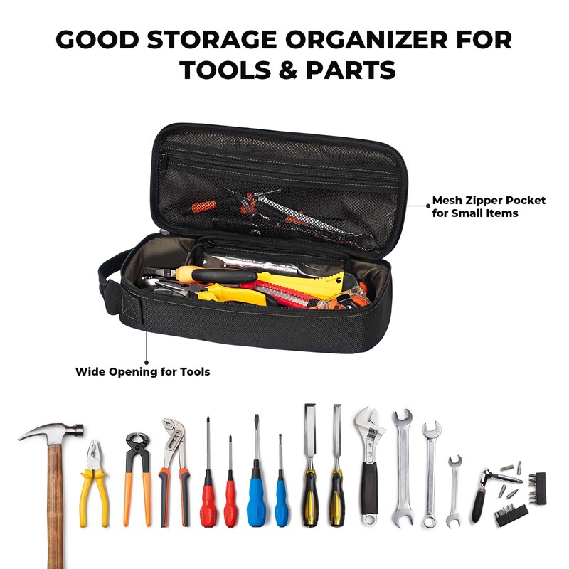 Portable Small Tool Bag, Organizer Storage Box for EDC, Motorcycle,