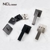 NCL Keyed Entry Door Lever with Single Cylinder Deadbolt, Keyed