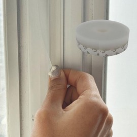 Transparent 25mm Door/Window Gap Draft Sealing Tape - Weatherstrip for Front Doors Gap Filler Type 2ea