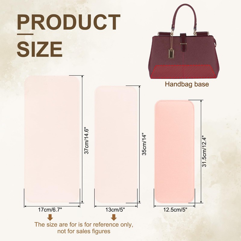 PATIKIL Felt Base Shaper 12x5 Inch, Bag Bottom Shaper Pad
