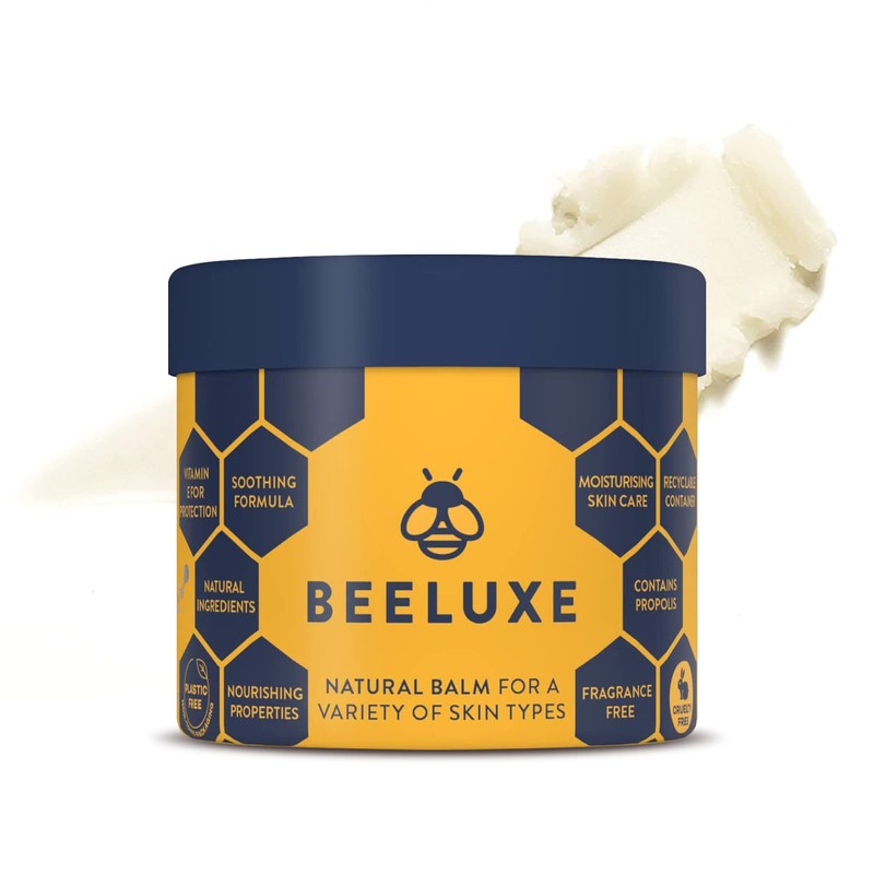 Beeluxe Multi-Purpose Moisturising Skin Balm 100ml, For Dry, Sensitive &