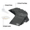 Pack of 25 Discreet Smell Proof Bags by Herb Guard