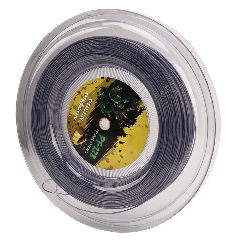 1.25mm Tennis Racket String Double Ribbed Pattern Beat Resistant Polyester