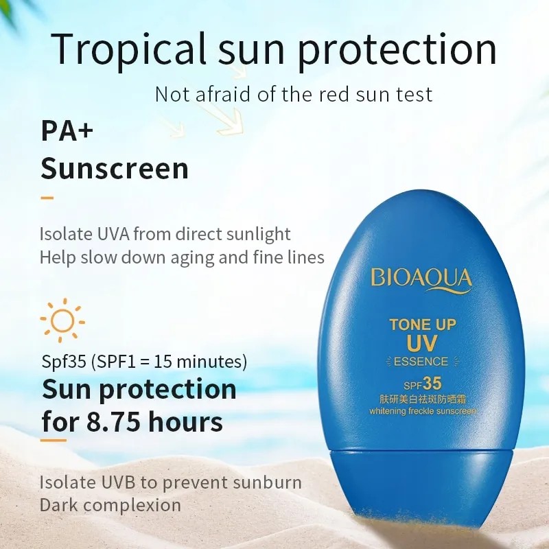Protector Solar Bloqueador Facial Fps Bioaqua