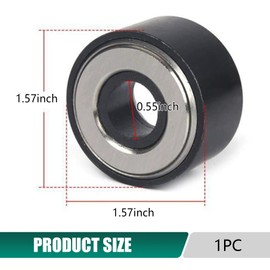 MOXRUQ 1 Set Wheel Stud Installer Tool, M12x1.25 M12x1.5 M14x1.5 Iron Lug Stud Installer Tool with 3/4" Hex Wheel Lug Nuts, Universal 22800 Stud Installer for Most Cars and Light-Duty Trucks (Black)