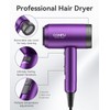 CONFU Hair Dryer with Diffuser,CONFU Ionic Blow Dryer 1600W,Portable Lightweight