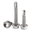 #8 x 1/2" Stainless Steel Hardened 410 Self-Tapping Screws for
