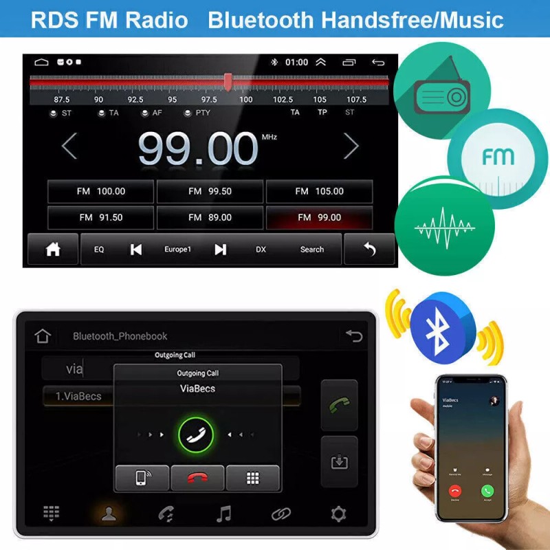 Unbranded For GMC Yukon Denali 2004-2006 Android 13 CarPlay Car