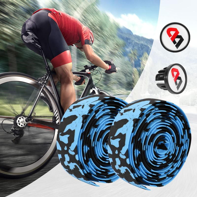 Oumers Cycling Handle Wraps, 2 Rolls Road Bike Handlebar Tapes