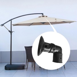 LDZBUOM Outdoor Patio Umbrella Parts Replacement,Outdoor Courtyards Patio Umbrella Accessories Steering Bracket (Bend Head)