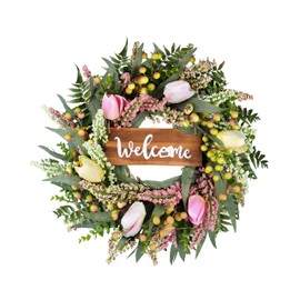 WREATHS WISH Fall Wreath, 24" Autumn Front Door Wreath Harvest Wreath with Pumpkin Berry Leaves Fall Decorations for Outside Indoor Wall Window Festival Thanksgiving Fall Autumn Decor (24 INCH-15)