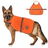 Pomerol 2 Pack Reflective Dog Vest, High Visibility Fluorescent Safety