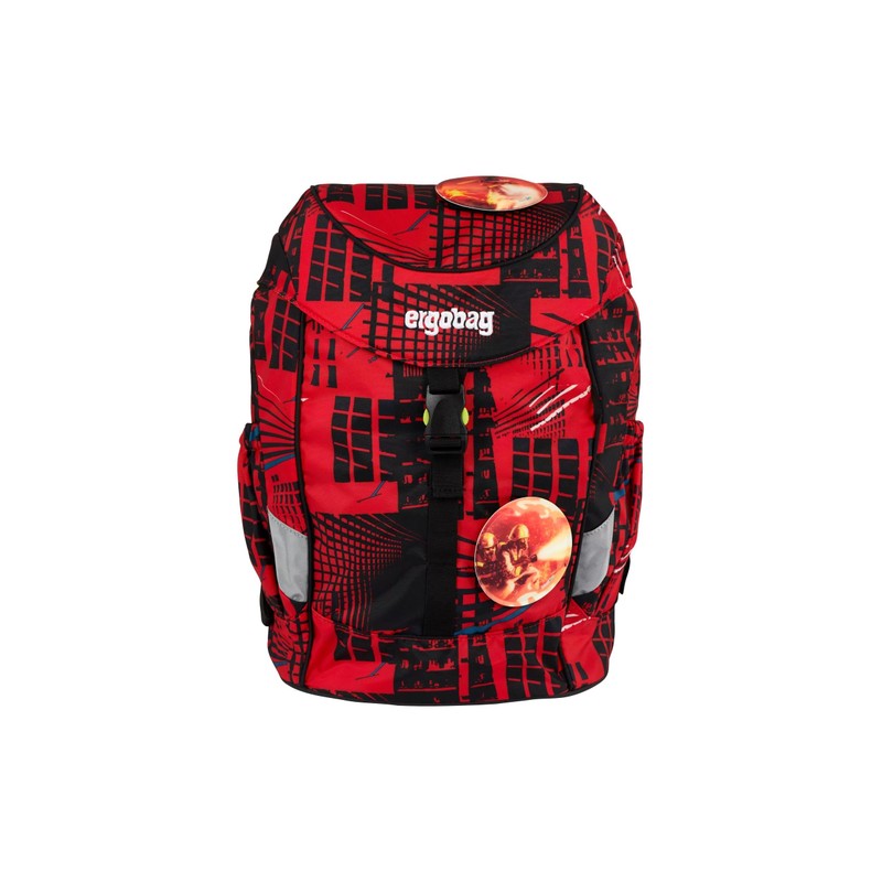 ergobag Mini Ergonomic Children's Backpack, DIN A4, 10 Litres, AlarmBärreitschaft