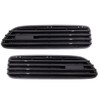 Gazoz Performance Replacement Glossy Black Side Grill Grille Fender Vents