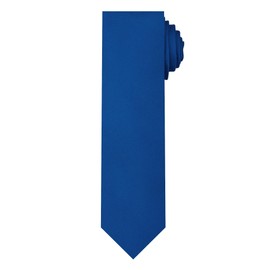 Jacob Alexander Corbata de cuello delgada para hombre, Azul Real, Slim - 58 inch x 2.5 inch