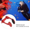 Nose Clip Aluminum Alloy Anti Skid with Silicone Pad for