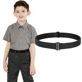 Jasgood Children's Belt, Elastic Belt, Unisex, Boys and Girls, Elementary School Students, Easy to Put on and Take Off, Easy Toilet, Uniform, Girls, Boys, Adjustable Size, One Size Fits All, 07