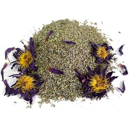 MQH Wholefoods™ Lotus Flowers Tea Herbal Pre Mix Mixed Blends Premium Quality! AVAILABLE IN 15+ BLENDS (Lavender & Lotus Tea Mix, 25g)