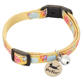 Petio Collar Cat Komachi Collar Temari Yellow for Cats