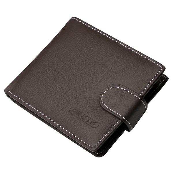 LEEXTON Men's Leather Wallet with RFID Protection, Genuine Leather Wallet