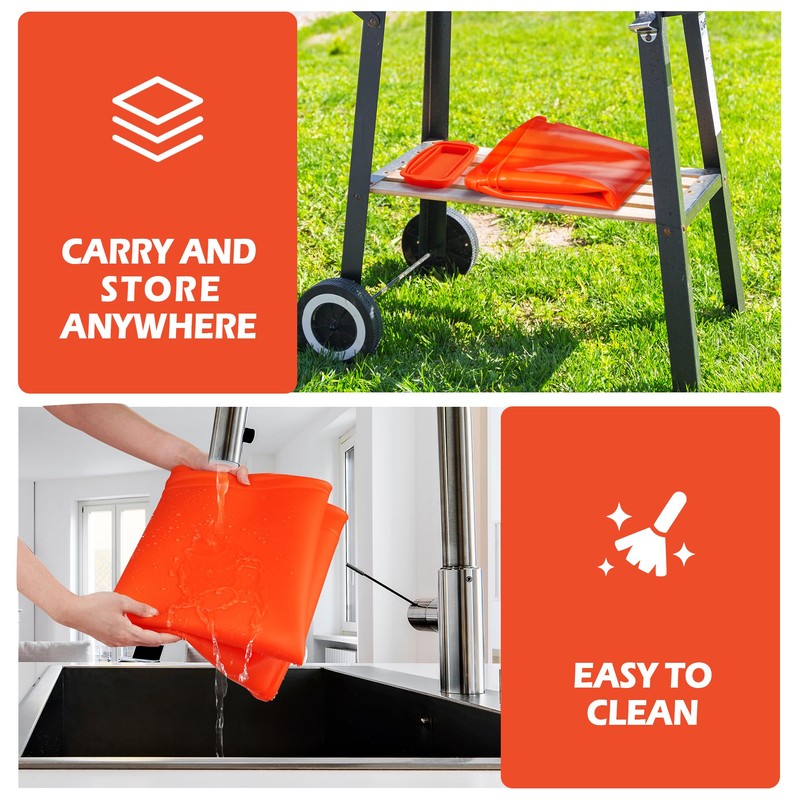 Upgraded Blackstone Griddle Cleaning Kit, with 36 Inch Silicone Griddle